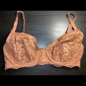 Savage x Fenty unlined floral lace bra 36D